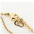 Collana Christian Dior con logo Dior Emblem D'oro - vista 4