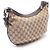 Borsa a Spalla Gucci GG Canvas Marrone Beige - vista 2