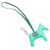 Hermès Charm Hermes Rodeo PM en Mint Malachite Blue Azul Verde  - vista 2