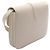 Céline Borsa a tracolla in pelle Tabou Medium Celine Bianco - vista 2