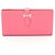 Hermès Bearn Soufflet Long Wallet Rose Azalee Pink