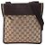 Borsa a Spalla Gucci GG Canvas Marrone Beige