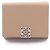 Loewe Anagram Trifold Wallet Braun