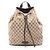 Gucci GG Canvas Rucksack/Handtasche Braun Beige
