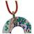 Hermès Hermes HERMES Collier avec pendentif Attrage Multicolore  - vue 8