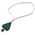 Hermès Collier Heart Bell Hermes Multicolore Vert  - vue 2