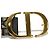 Christian Dior Damen Dior Gürtel Beige Marineblau - Ansicht 3