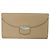 Céline Celine Trotter Large Multifunktions-Geldbörse mit Klappe Beige