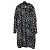 Abrigo de algodón Moschino con lunares Negro Beige