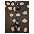 Abrigo de algodón Moschino con lunares Negro Beige - vista 2