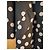 Abrigo de algodón Moschino con lunares Negro Beige - vista 3