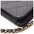 Borsa a tracolla Chanel Mini Matelassé Full Flap Nero - vista 9