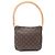 Bolso de Hombro Louis Vuitton Looping MM Castaño Monograma