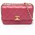 Borsa a Spalla Chanel Matelassé Small Flap Rosa