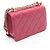 Borsa a Spalla Chanel Matelassé Small Flap Rosa - vista 2
