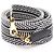 Hermès Tracolla Hermes Bandoulière Sangle Caval Nero Bianco