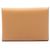 Hermès Cartera Hermes Calvi Duo - Monedero Castaño