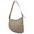 Fendi, borsa a tracolla Zucchini FF Oyster beige Marrone