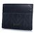 Christian Dior Dior, Kartenetui aus Monogramm-Canvas und Leder Schwarz