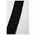 Saint Laurent, corbata negra con rayas brillantes diagonales Negro - vista 3