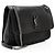 Borsa a Spalla Saint Laurent Grained Lambskin Monogram Niki Large Nero - vista 2