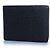 Louis Vuitton, black grained leather wallet with LV