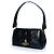 Vivienne Westwood, borsa hazel nera con stampa coccodrillo Nero