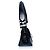 Vivienne Westwood, borsa hazel nera con stampa coccodrillo Nero - vista 6