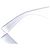 Versace, occhiali da sole shield trasparente Medusa Bianco - vista 8