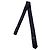 Saint Laurent, cravatta lucida con righe diagonali nere Nero