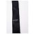 Saint Laurent, cravatta lucida con righe diagonali nere Nero - vista 2