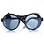 Moncler, aviator rotondo con lenti specchiate Nero