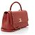 Gabrielle Borsa Chanel Chevron Caviar Leather Coco Top Handle Small Flap Bag Rosso - vista 2