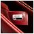 Gabrielle Borsa Chanel Chevron Caviar Leather Coco Top Handle Small Flap Bag Rosso - vista 6