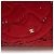 Gabrielle Clutch Chanel in raso con decorazioni in cristallo e camelia con catena Rosso - vista 10