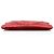 Gabrielle Clutch Chanel in raso con decorazioni in cristallo e camelia con catena Rosso - vista 4