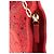 Gabrielle Clutch Chanel in raso con decorazioni in cristallo e camelia con catena Rosso - vista 9