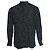 Saint Laurent, camicia nera con stampa di note musicali Nero