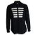 Saint Laurent, Camicia officer a righe 2019 Nero