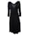 Dolce & Gabbana, robe noire à col en V  - vue 1