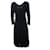 Dolce & Gabbana, robe noire à col en V  - vue 3