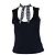 Versace jeans couture, Top bandana negro