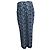 Prada, pantalone casual in seta con stampa floreale blu - vista 4