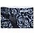 Prada, pantalone casual in seta con stampa floreale blu - vista 7
