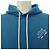 Louis Vuitton Signature Kapuzenpullover mit Stickerei Blau - Ansicht 5