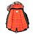 Abrigo de algodón y plumón TADORNE Moncler Naranja Caqui Verde oscuro - vista 8