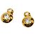Orecchini a clip Chanel Coco Mark placcati oro D'oro