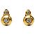 Orecchini a clip Chanel Coco Mark placcati oro D'oro - vista 2