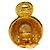 Orecchini a clip Chanel Coco Mark placcati oro D'oro - vista 3
