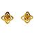 Timeless Orecchini a clip Chanel Vintage Coco Mark D'oro - vista 2